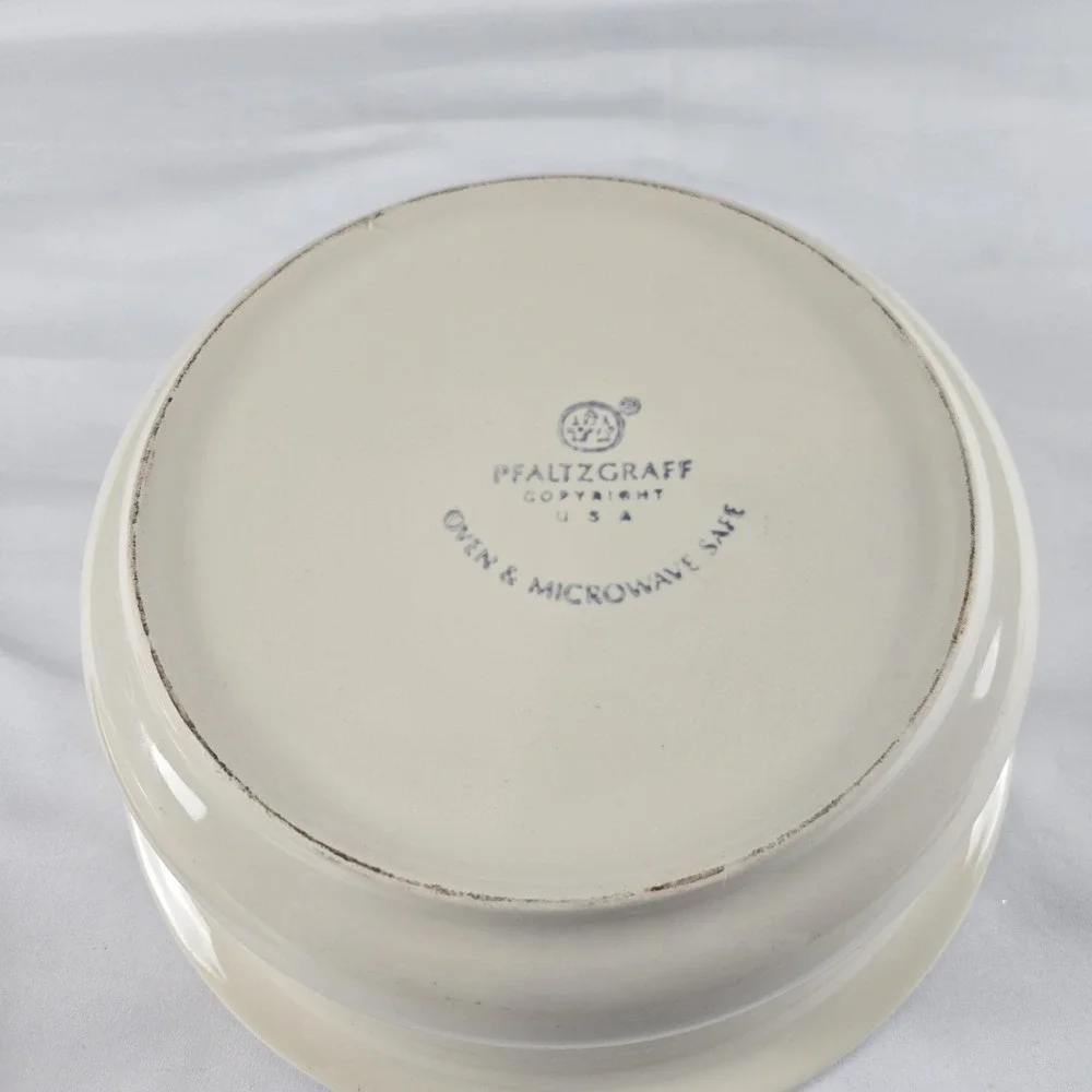 Pfaltzgraff Covered Casserole Dish Vintage Floral Oven &‎ Microwave Safe USA
